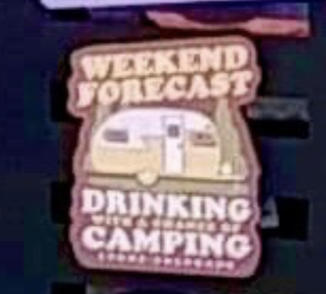 Sticker - Drinking and Camping