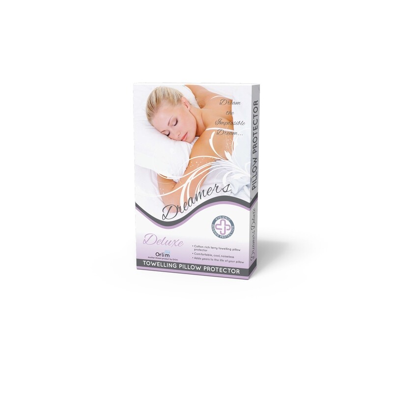 Dreamers Deluxe Towelling Pillow Protector