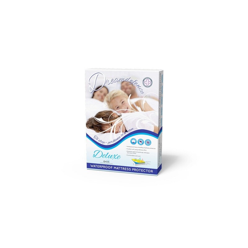 DreamDefence Deluxe Waterproof Towelling Mattress Protector