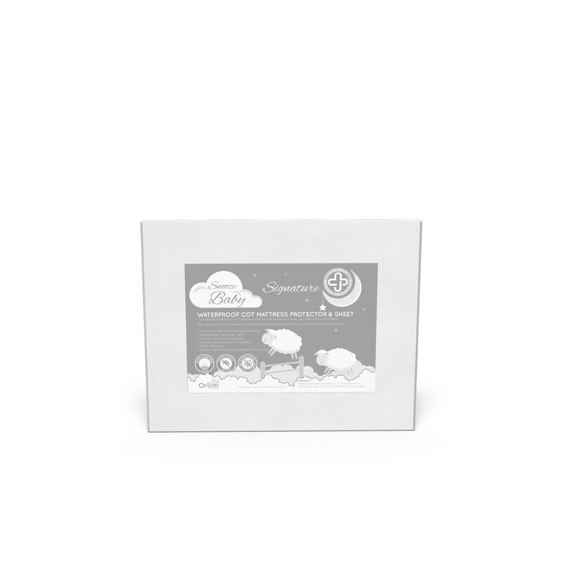 Snooze Baby SIGNATURE Waterproof Cot Mattress Protector
