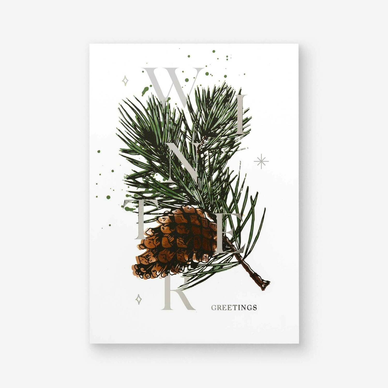Home Quartier Winter Greetings Karte