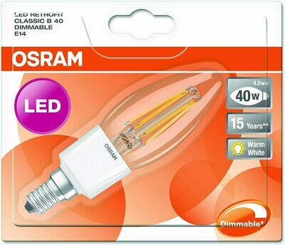 Osram LED SuperStar Classic A Lampe mit E14-Sockel, 5W