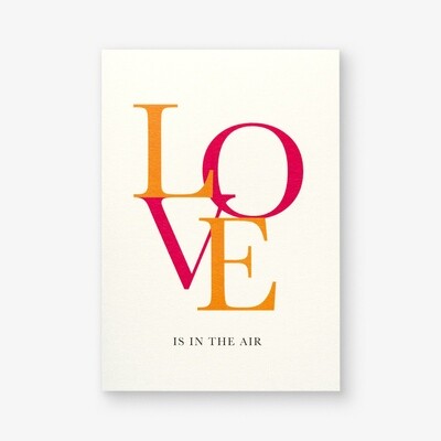 Home Quartier LOVE is in the air - Hochzeitskarte