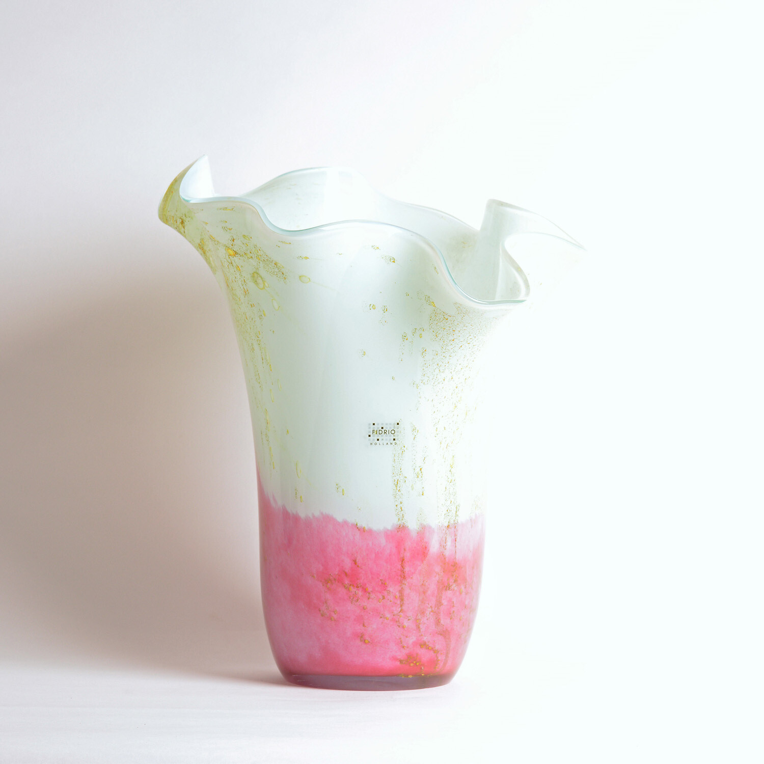 Fidrio Wave Vase Mistique Pink,  Large