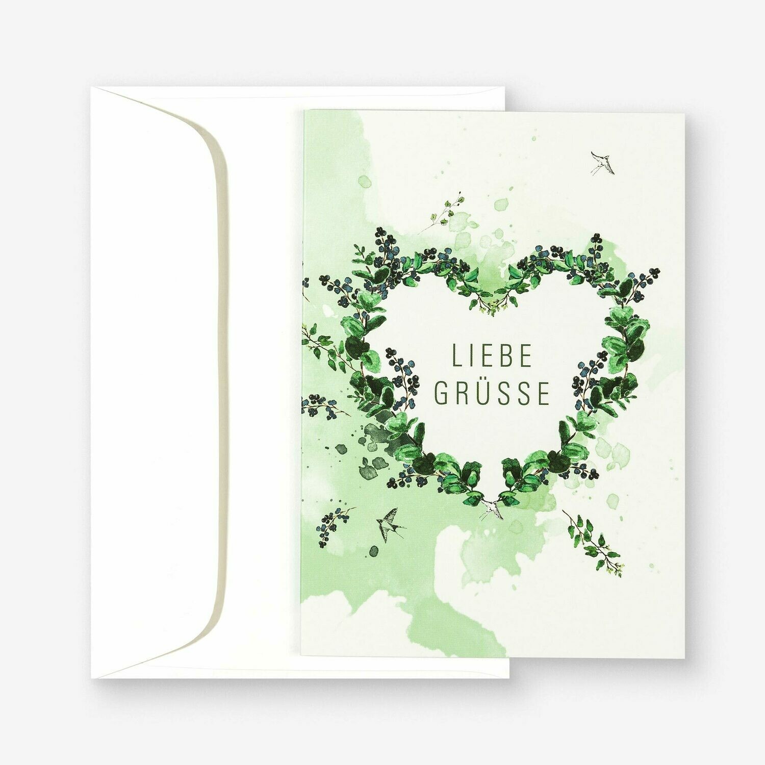Home Quartier Klappkarte - Liebe Grüße