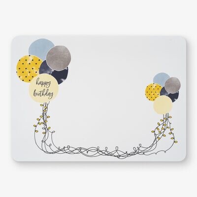 Outdoor Tablemats - Design Happy Birthday - 33 x 46 cm
