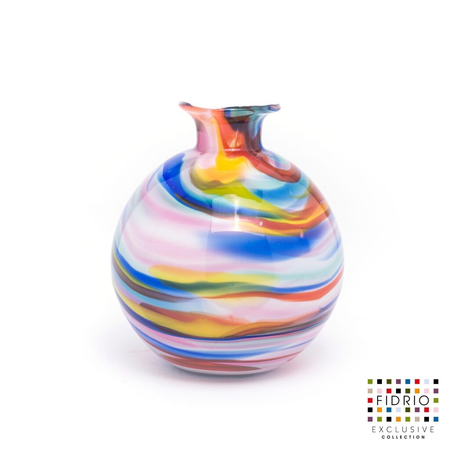 Fidrio Vase Bolvase Carribean Small