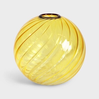 &klevering Amsterdam - Vase Spiral gelb