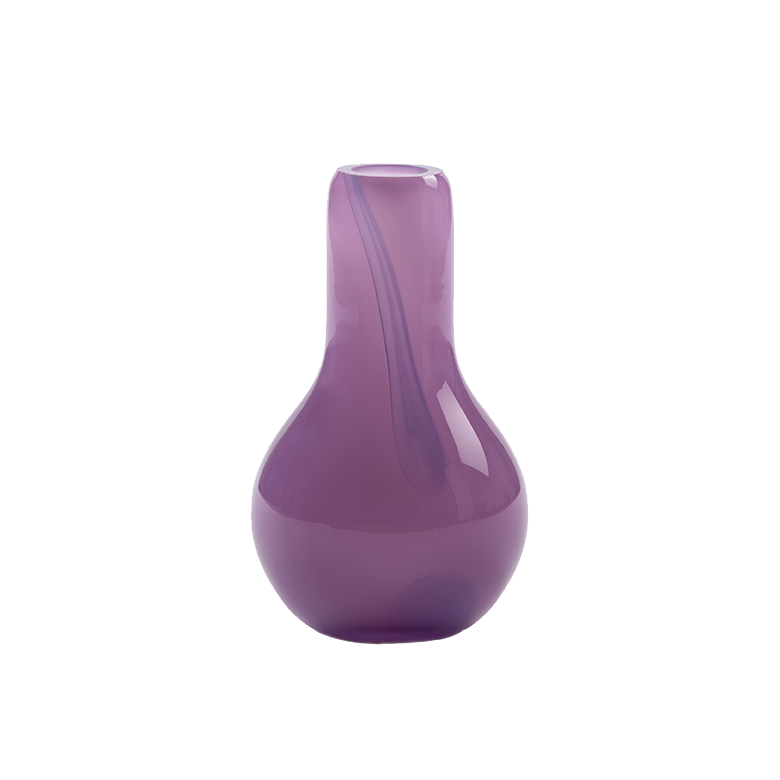 Kodanska Flow Vase purple W. stripes, small