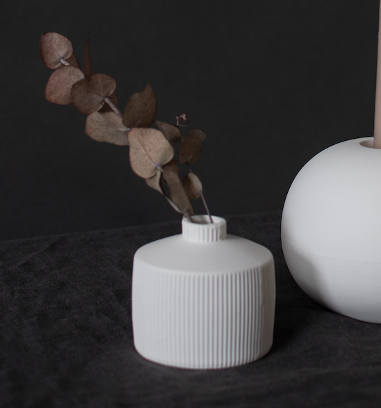 Storefactory Vase Berga - weiß Keramikvase