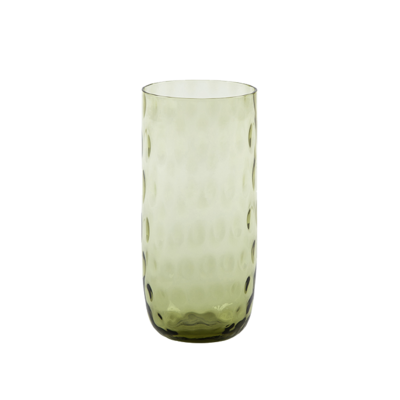 Kodanska Summer Wasserglas groß, Longdrink, olivgrün