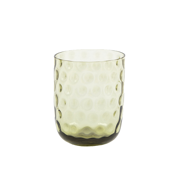 Kodanska Summer Wasserglas klein, olivgrün