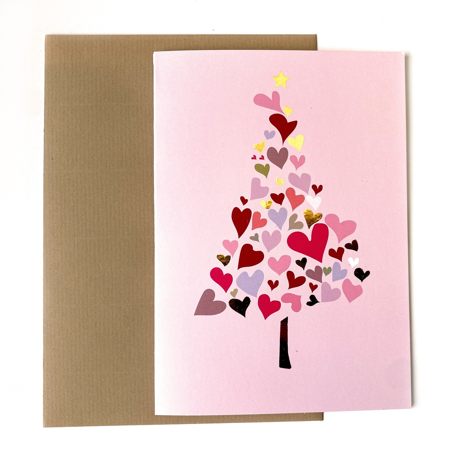 Home Quartier Klappkarte - HEART-TREE ROSE