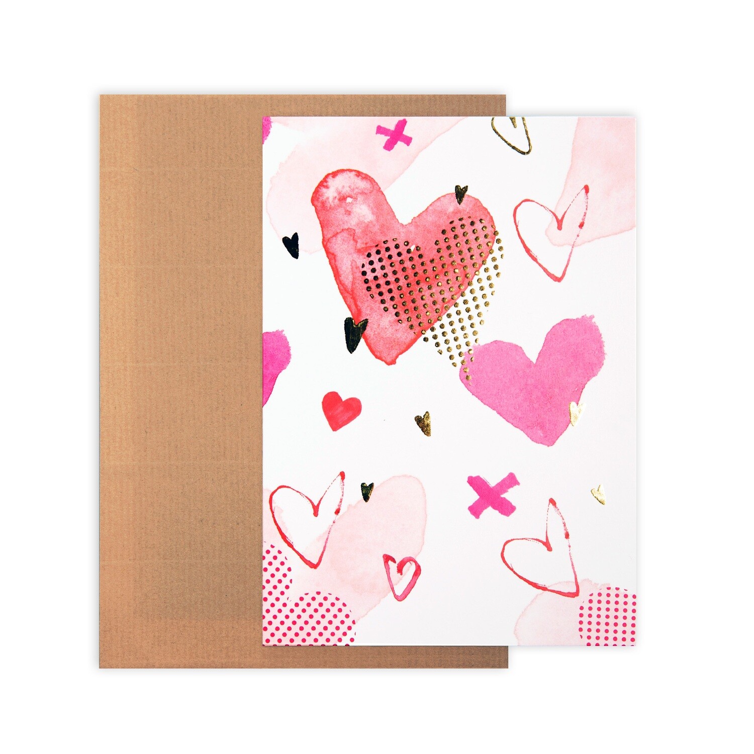 Home Quartier Klappkarte HAPPY HEARTS