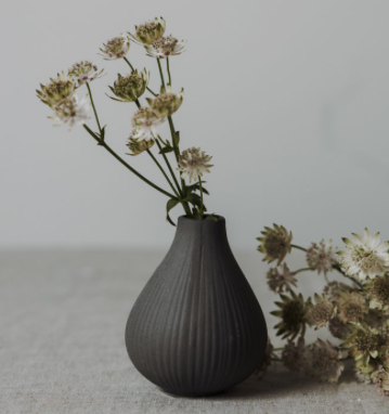 Storefactory Vase Ekenäs - graue Keramikvase