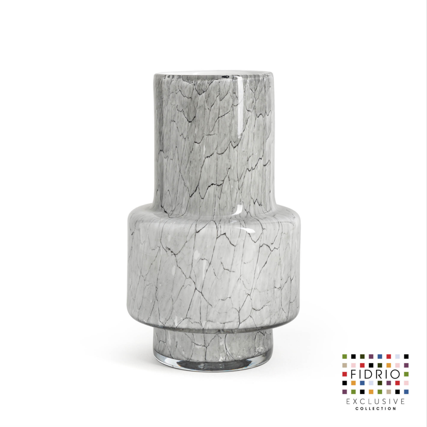 Fidrio Vase Nuovo Cement Grey