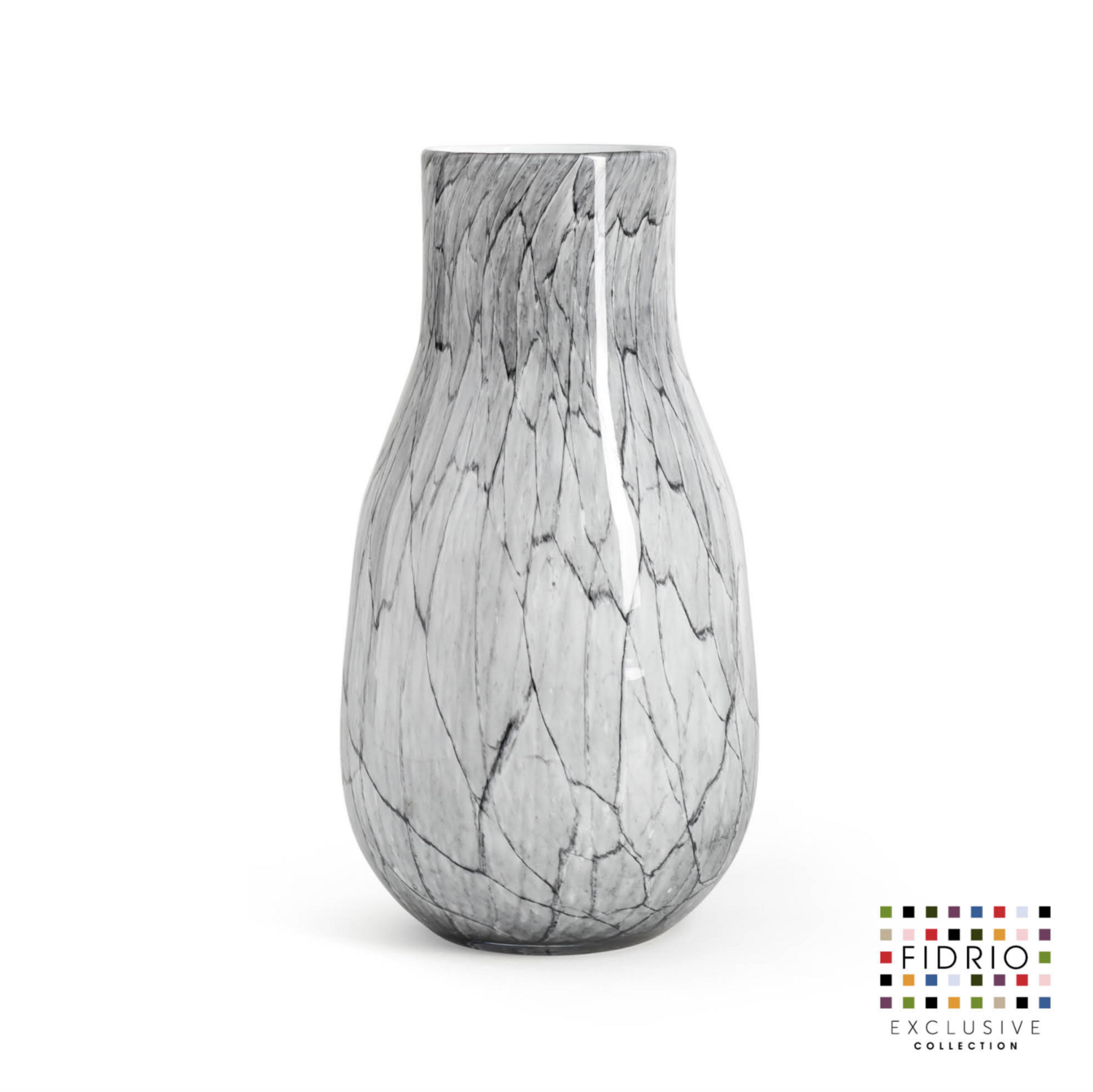 Fidrio Vase  Verona Large Cement Grey