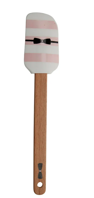 Miss Etoile Teigschaber "Bow" in Weiß/  Rosa