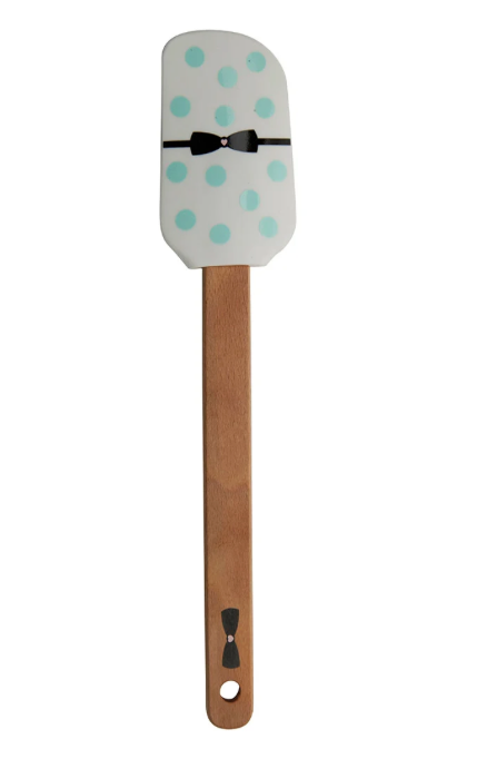 Miss Etoile Teigschaber "Bow" in Weiß/  Türkis