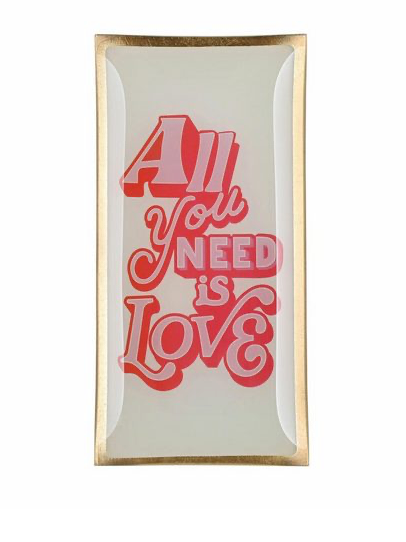 Gift Company - Deko-Teller, Love Plates , All you need is love