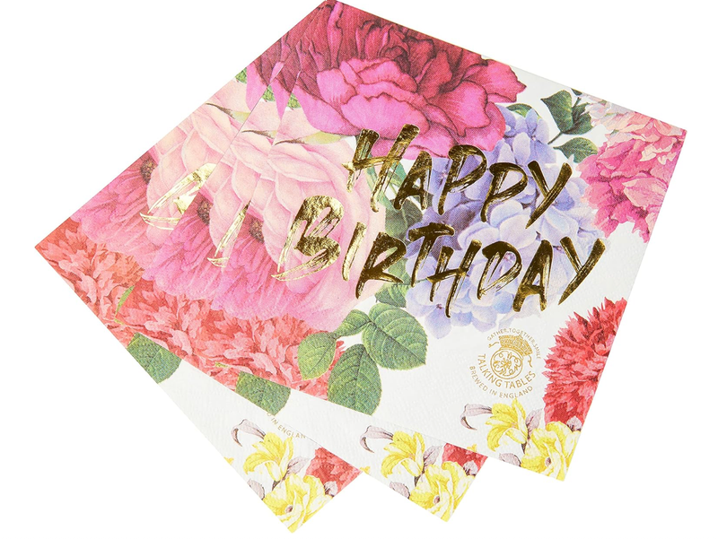 Talking Tables - Papierservietten, Happy Birthday Talking Tables - Papierservietten, Happy Birthday