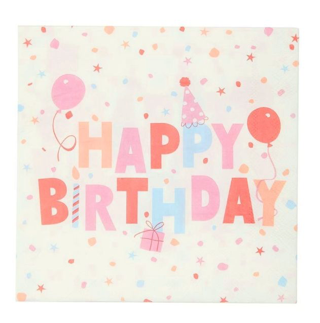 Talking Tables - Papierservietten, Happy Birthday Talking Tables - Papierservietten, Happy Birthday