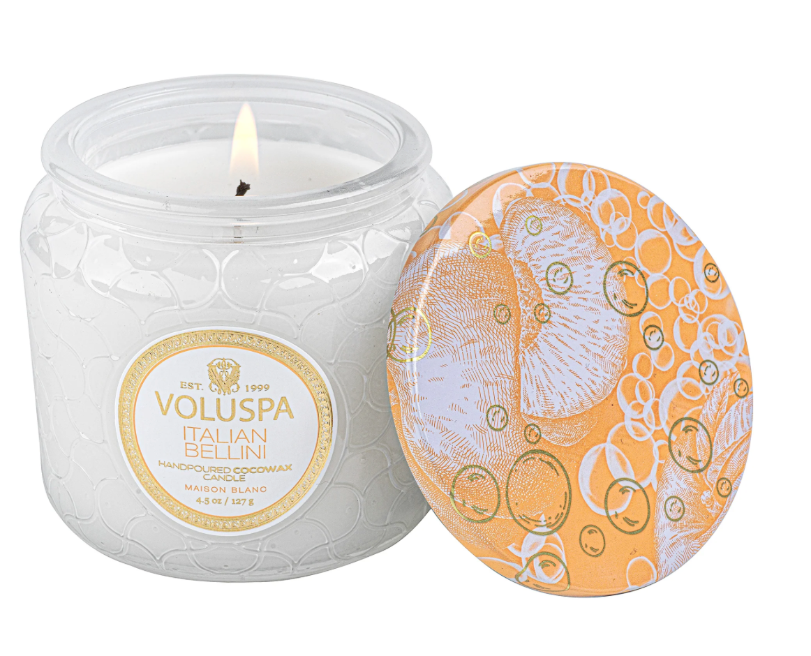 Voluspa Italian Bellini Petite  Jar  Candle