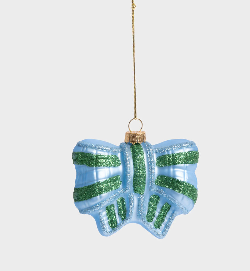 &klevering Amsterdam - Weihnachtsschmuck  Ribbon Blue