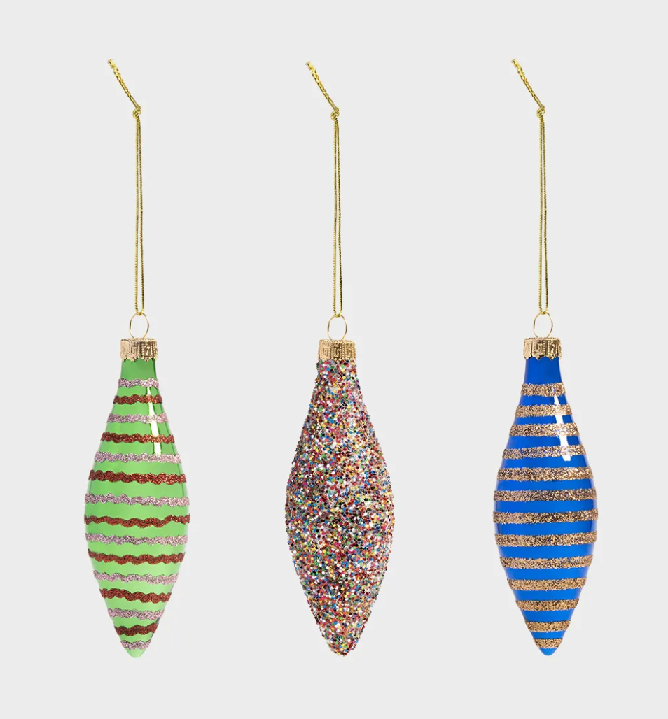 &klevering Amsterdam - Weihnachtsschmuck  Jimmies 3er Set