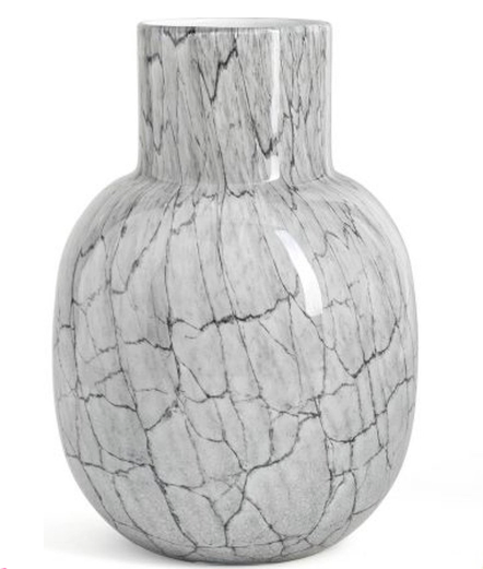 Fidrio Vase Palermo  Cement Grey
