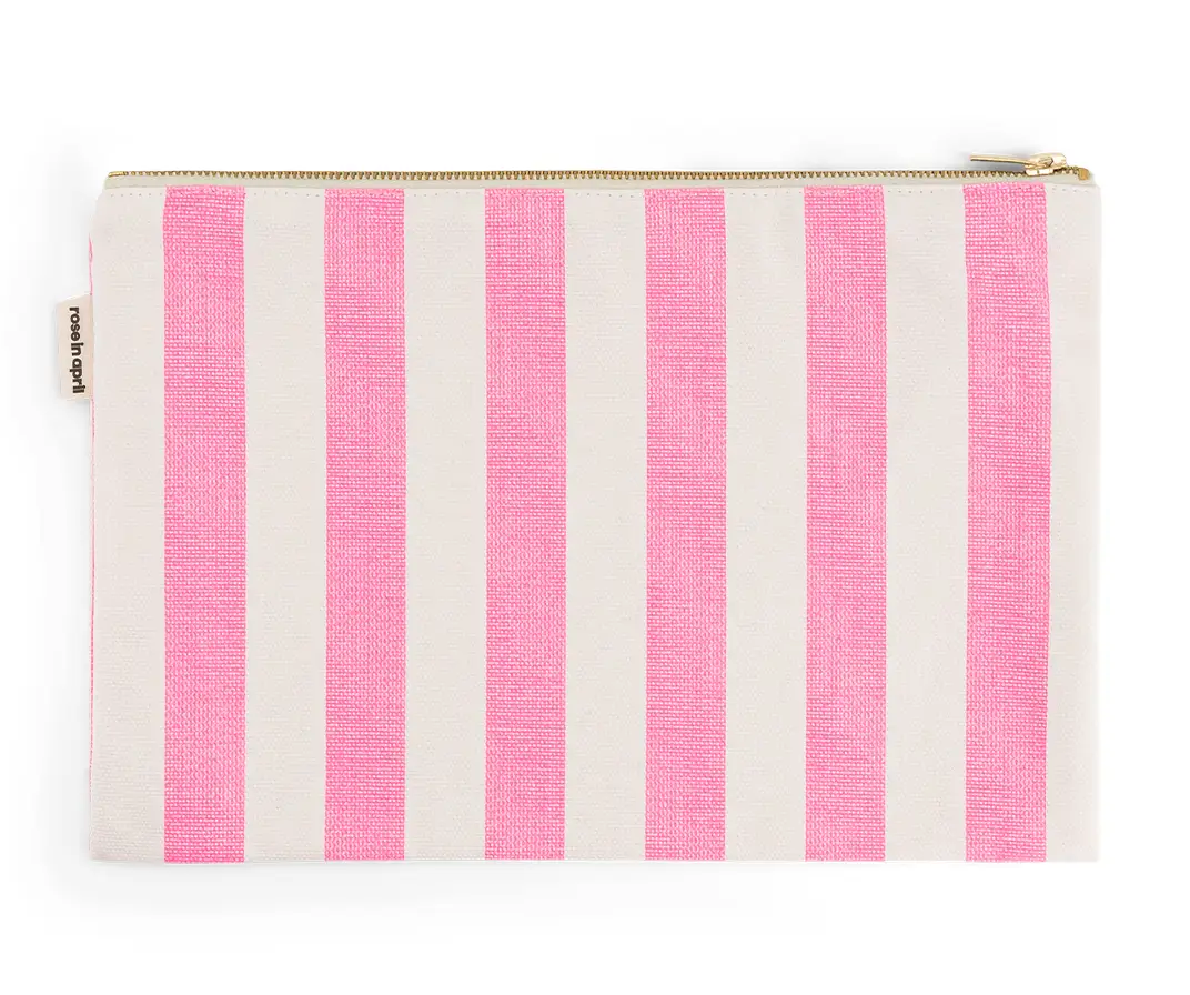 Rose  in April -LILI  NEONPINKE GESTREIFTE TASCHE