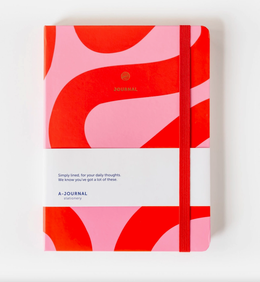 A-Journal Stationary Notizbuch Flow Rosa