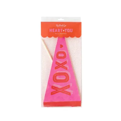 XOXO Filzwimpel