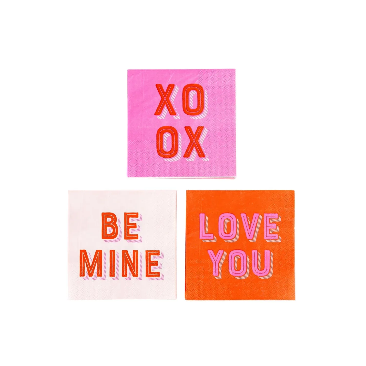 Be Mine Cocktail-Serviettenset