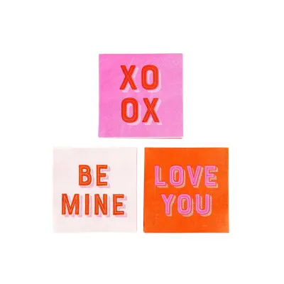 Be Mine Cocktail-Serviettenset Be Mine Cocktail-Serviettenset