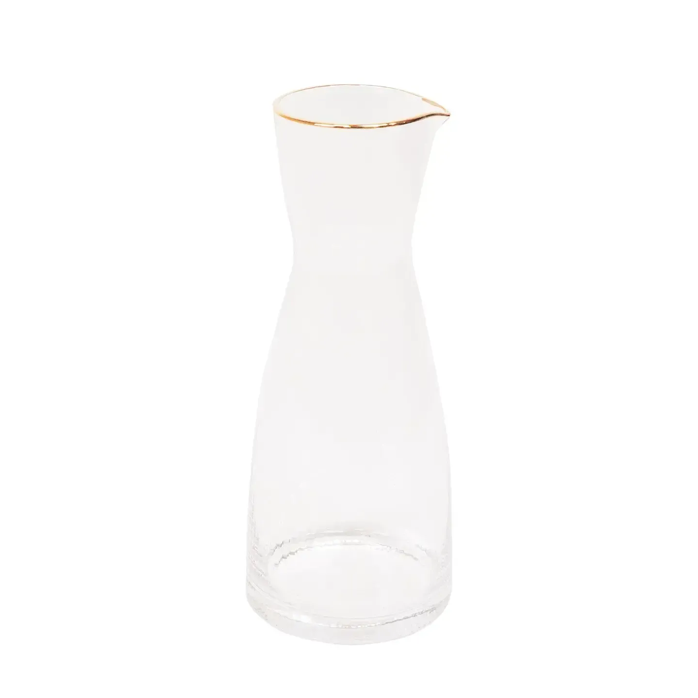 Wasserkrug - Klar/Gold - 10,5x10,5x24,5cm