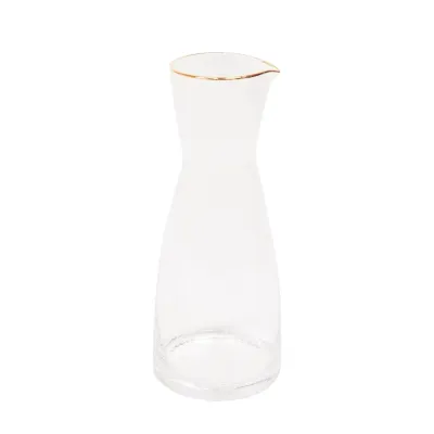 Wasserkrug - Klar/Gold - 10,5x10,5x24,5cm Wasserkrug - Klar/Gold - 10,5x10,5x24,5cm