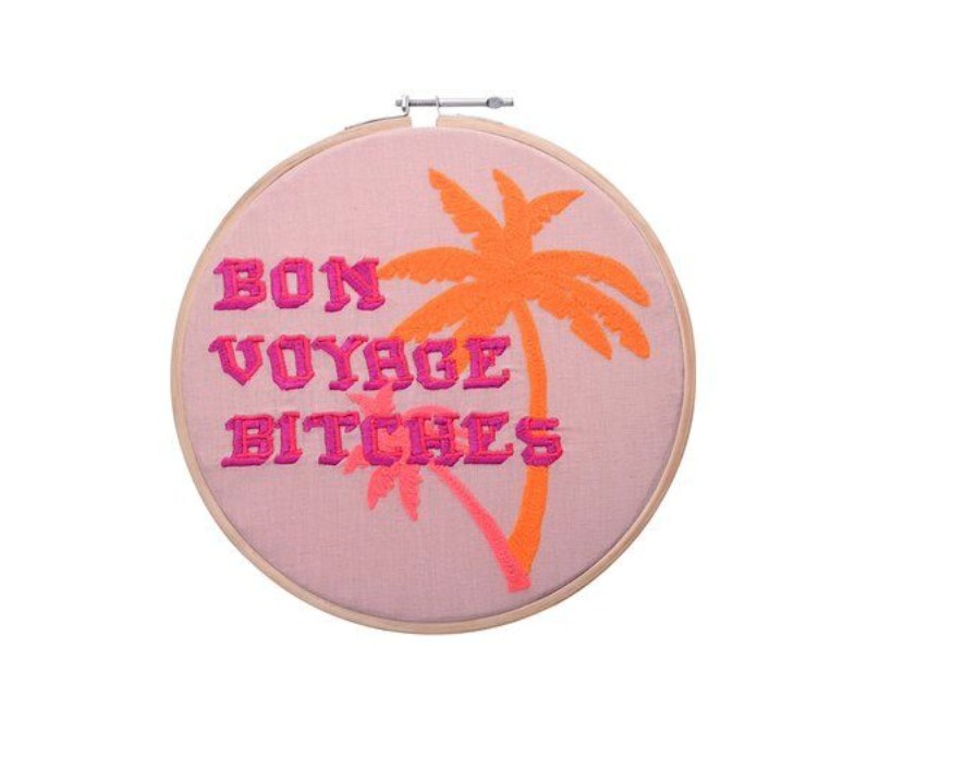 Gift Company Stickbild "Bon voyage bitches"