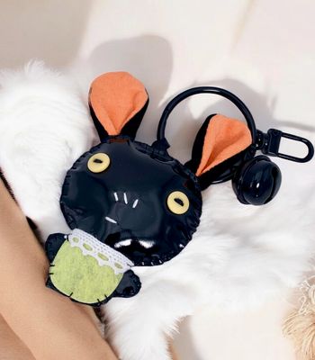 Schlüsselanhänger - mit Glöckchen, schwarz Schlüsselanhänger - mit Glöckchen, schwarz