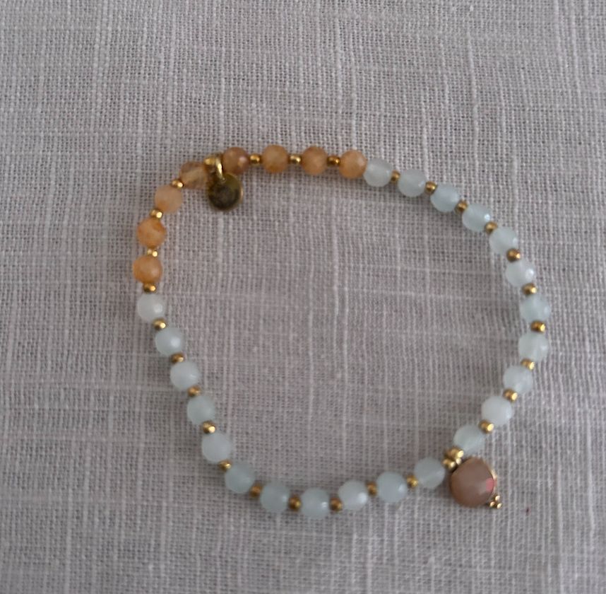 Schmückstück Armband A22 Single Orange Ice