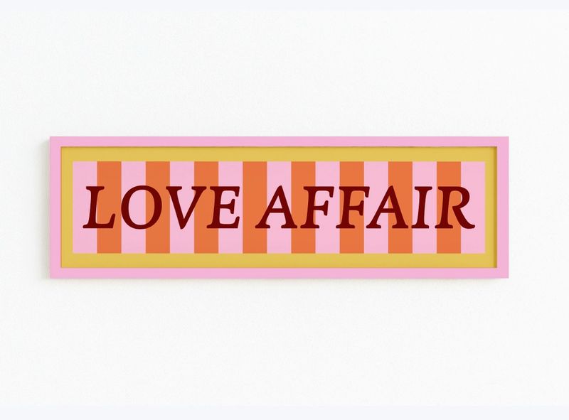Love Affair- gerahmtes Bild Love Affair- gerahmtes Bild