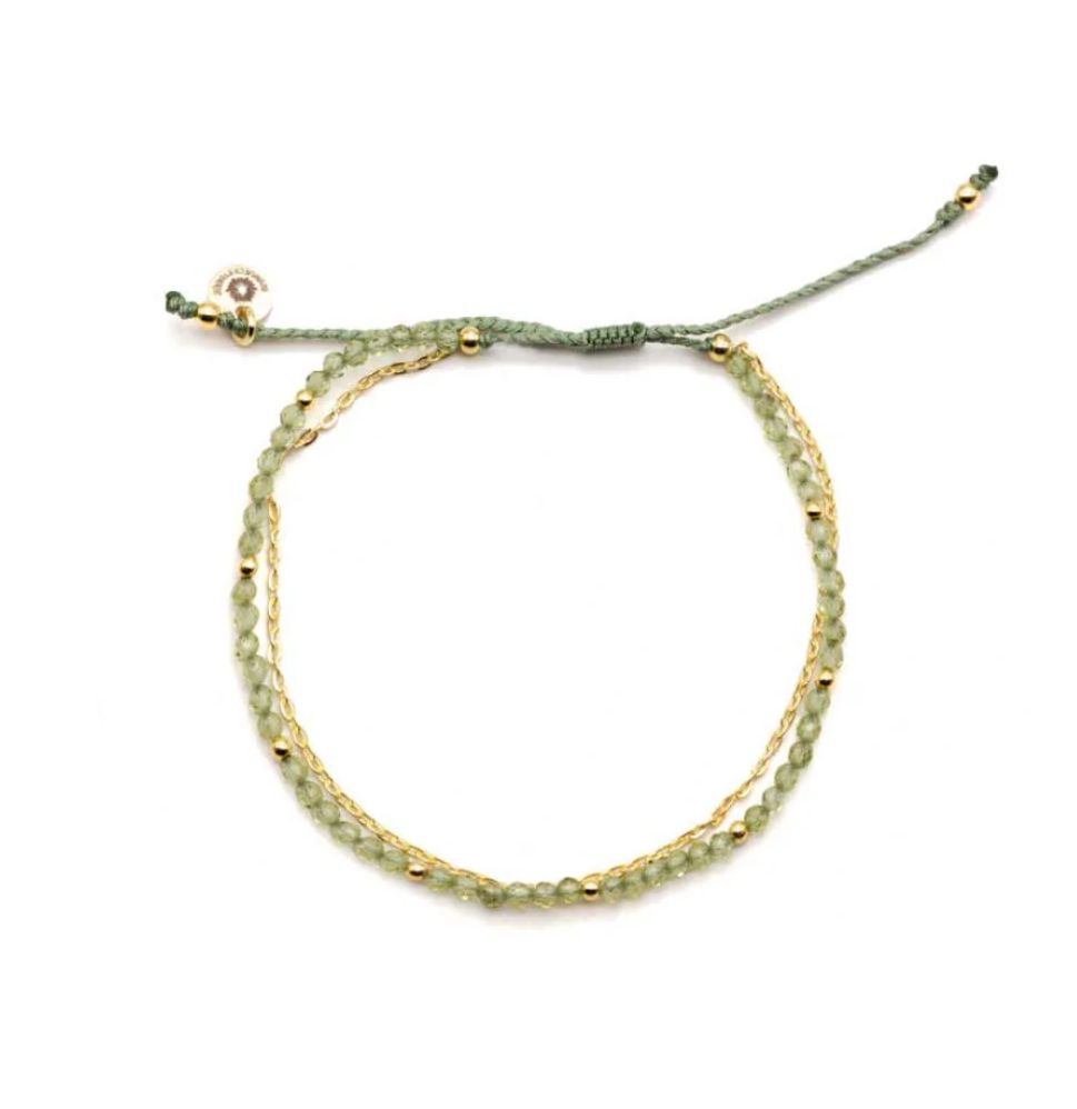 Schmückstück Armband A25 Airy Chain Prehnit Schmückstück Armband A25 Airy Chain Prehnit