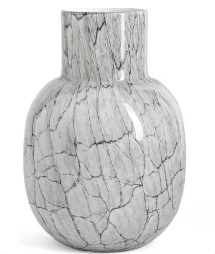 Fidrio Vase Palermo  Cement Grey