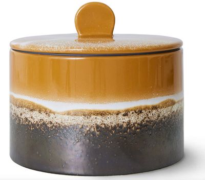 HK living 70s Keramik Keksdose Fire