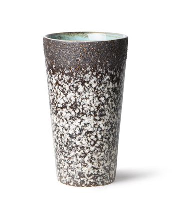 HK living 70s Keramik Kaffeebecher  Mud