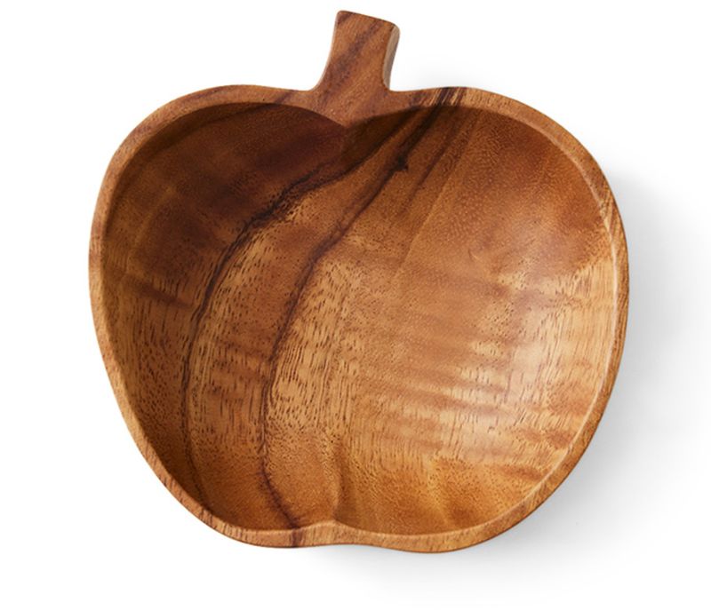 HK living Akazienholz-Apfelschale -gross