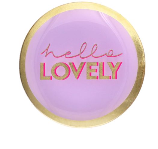 Gift Company Deko-Teller "Hello lovely"