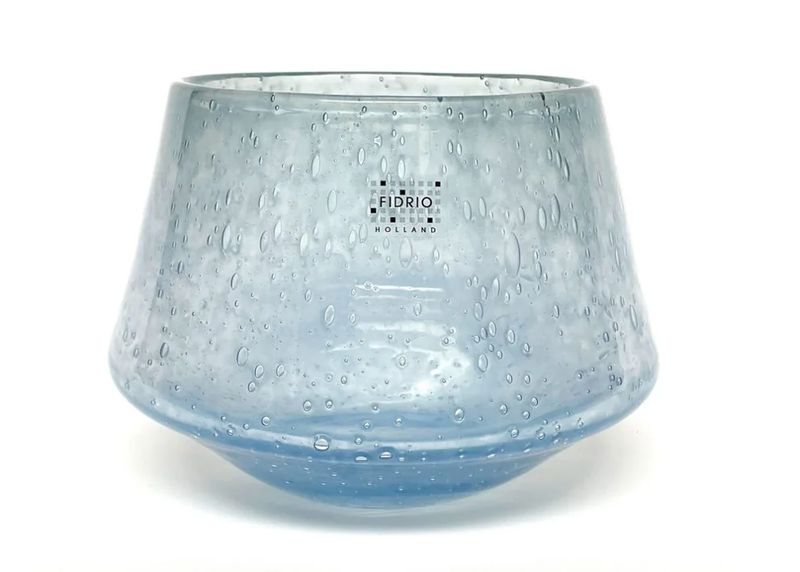 Fidrio Vase Diamond XL Petrol blue