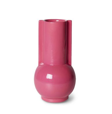 HK living Keramikvase Hot Pink