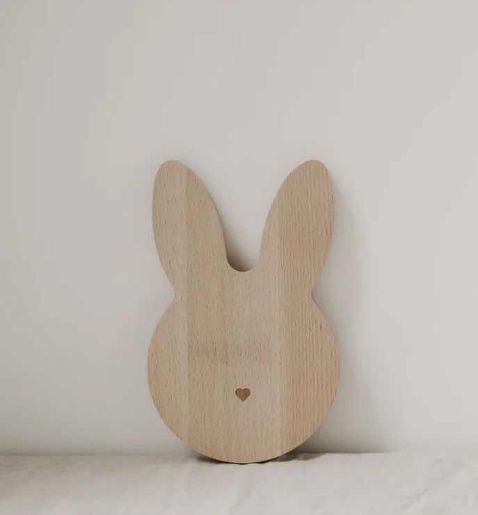 Eulenschnitt  Mini Buchenbrett  Hase